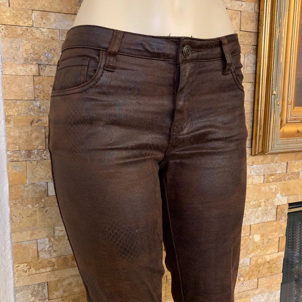 CACHE Faux Leather Pants